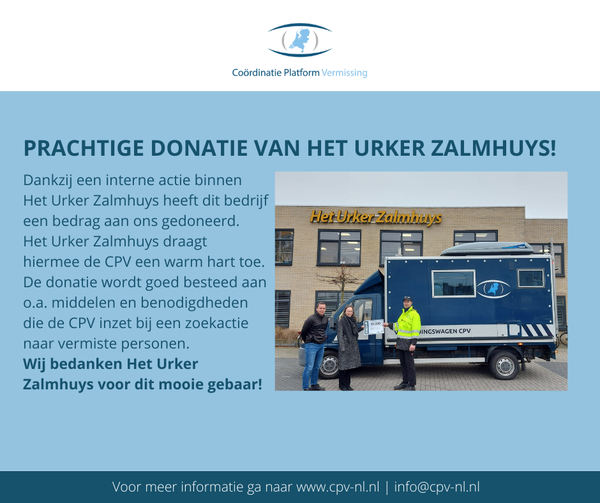 Donatie Urker Zalmhuys