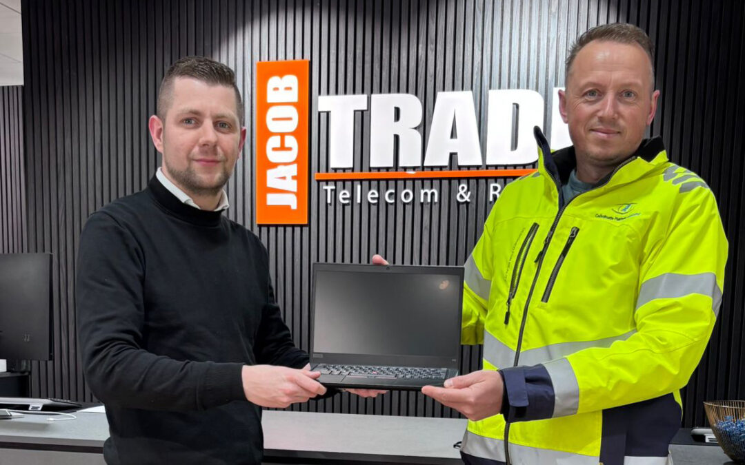 Jacob Trade sponsord laptop